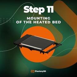 Step 11: Mounting of the heated bed