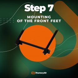 Step 7: Mounting of the front feet