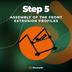 Step 5: Assembly of the front extrusion profiles