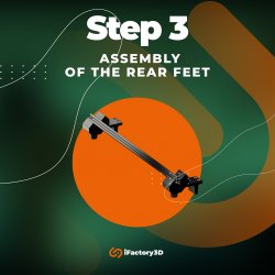 Step 3: Assembly of the rear feet